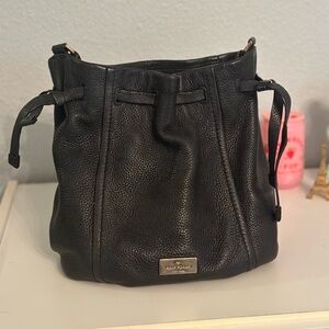 Black Kate spade bucket purse